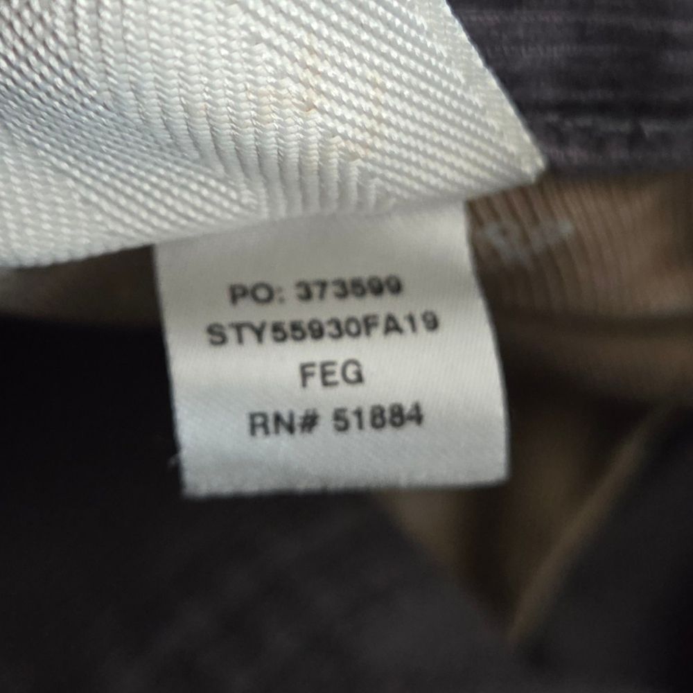 Patagonia Mens Straight Fit Cords Regular 36×32 Gray Organic Cotton 55930 - Picture 8 of 8